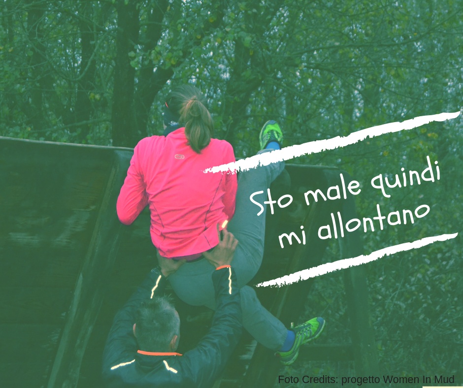 Mi allontano